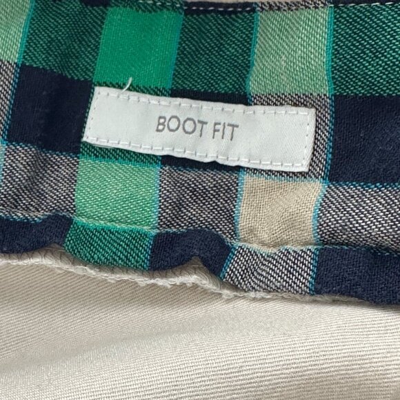 Bonobos Pants Mens 35 Boot Fit  Washed Chino Beige Cotton Pockets - Picture 7 of 7